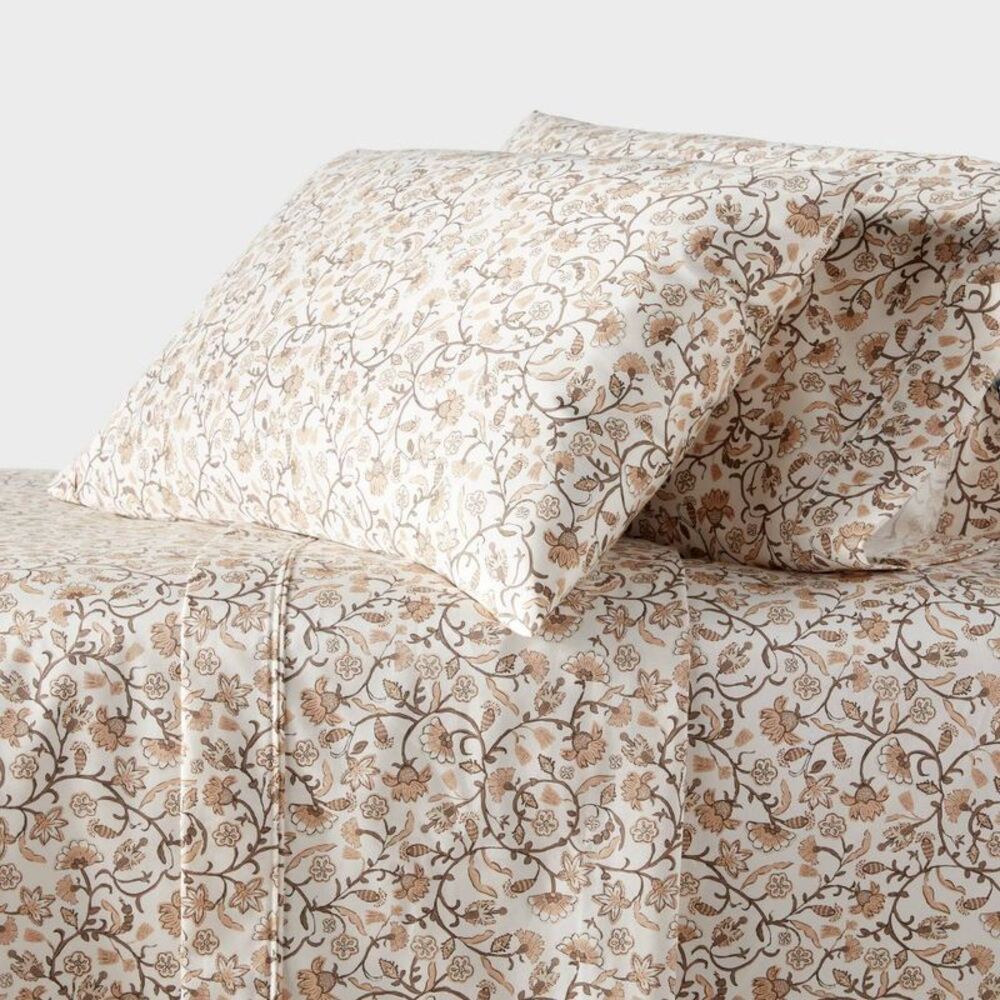 Threshold - Twin/Twin XL 400 Thread Count Performance Sheet Se Brown